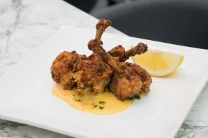 Buttermilk Fried Chicken with Mashed Potatoes