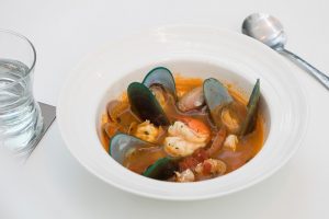 Seafood Soup served with Bread