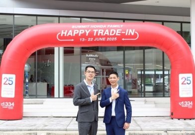 ซัมมิท ฮอนด้า ออโตโมบิล จับมือ มาสเตอร์ เซอร์ทิฟายด์ ยูสคาร์ จัดแคมเปญ ‘Summit Honda Family Happy Trade-in’