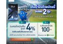 บัตรบลูเครดิตการ์ด เติมน้ำมันที่ PTT Station คุ้ม 2 ต่อ!  รับเครดิตเงินคืนสูงสุด 4%* และรับส่วนลด 100 บาท*