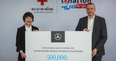 เมอร์เซเดส-เบนซ์ ส่งมอบเงินบริจาค 500,000 บาท แก่สภากาชาดไทย จากแคมเปญเปลี่ยนยอดจอง Motor Expo เป็นยอดบริจาคช่วยเหลือผู้ประสบอุทกภัย