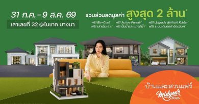 Plantnery by PRUKSA ร่วมงานบ้านและสวนแฟร์ Midyear 2026 ตอกย้ำศักยภาพธุรกิจรับสร้างบ้าน ชูแบบบ้านกว่า 100 แบบ