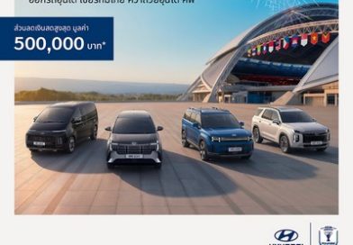 “Road to Hyundai Cup™ 2026” ลดสูงสุด 500,000 บาท โปรแรงเต็มแข้งจากฮุนได