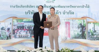 ไทยฮอนด้า รับรางวัลผู้ช่วยเหลือราชการกรมป่าไม้ ประจำปี 2569