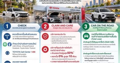 โตโยต้า พร้อมดูแลลูกค้าฝ่าวิกฤตน้ำท่วม ผ่าน “Toyota Trusted Journey” ครบทุกมิติ เริ่มจากบ้านถึงกลับสู่ถนน